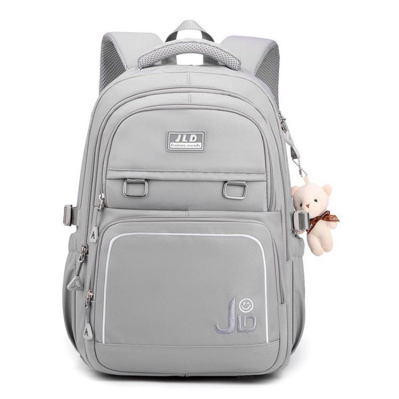 

Winter fashion new middle and high school college student schoolbag women s backpack large capacity college wind business trip світло-сірого кольору