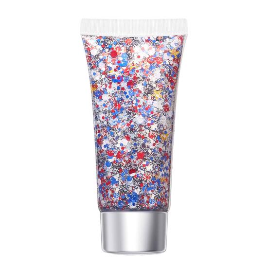 Independence Day Body Glitter Red White Gel Patriotic Blue E