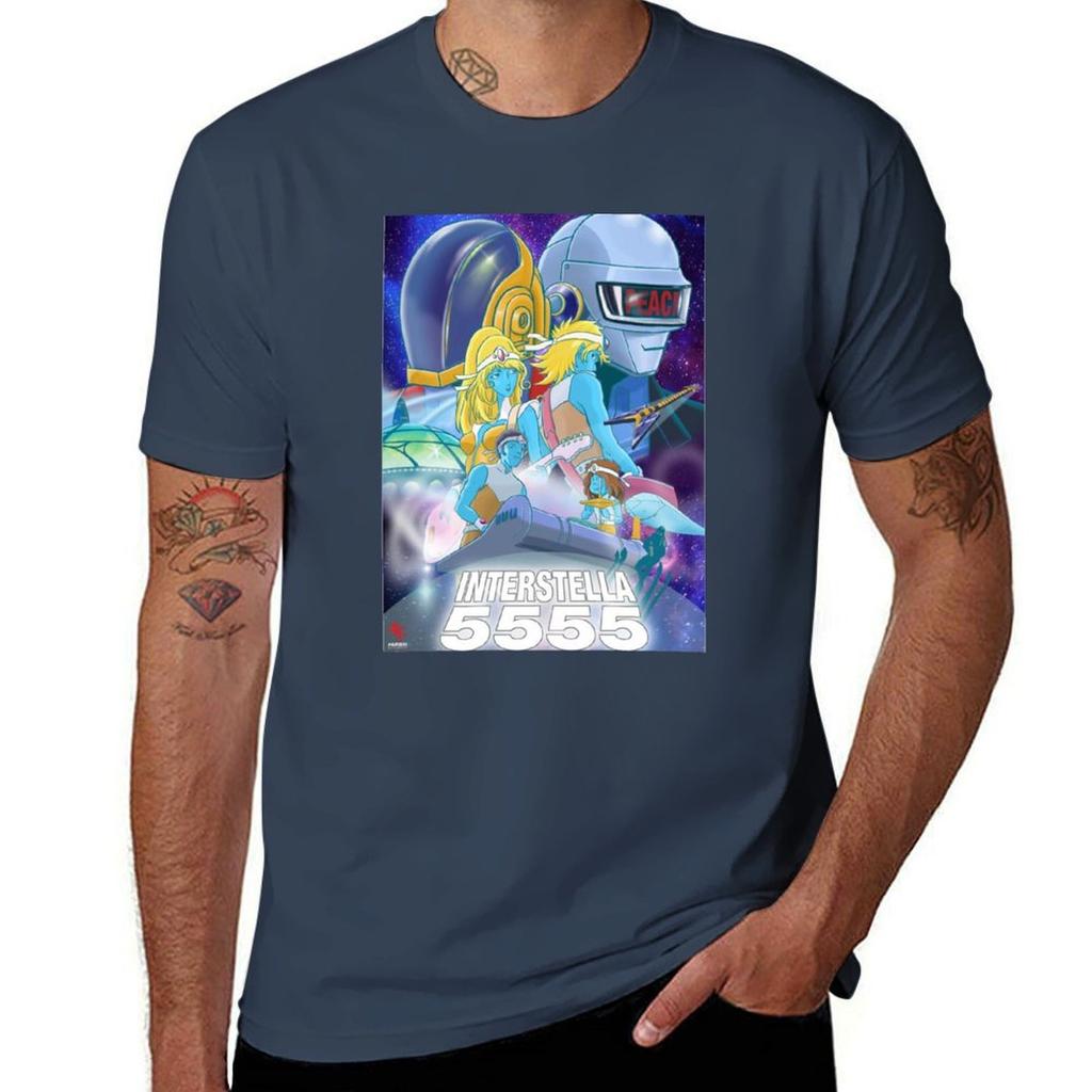Interstella 5555 Poster TShirt High Elasticity Sports Tee Shirt