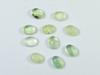21Cts. Natural Green Prehnite Oval Cabochon Loose Gemstone 10 Pcs Lot 6X8MM RQ-1933