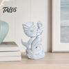Healing Style Soft Furnishing 3D Printed Mermaid Conch Storage Ornament, Mini Decorative Coastal Aesthetic Home Ornament Flowerpot, Creative