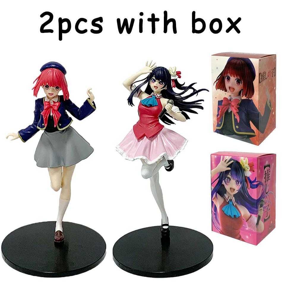 Auf Lager [Oshi No Ko] Anime Figur Idol Sängerin Hoshino Ai Actionfigur Kawaii Stern Arima Kana Figur PVC Sammlermodell Spielzeug