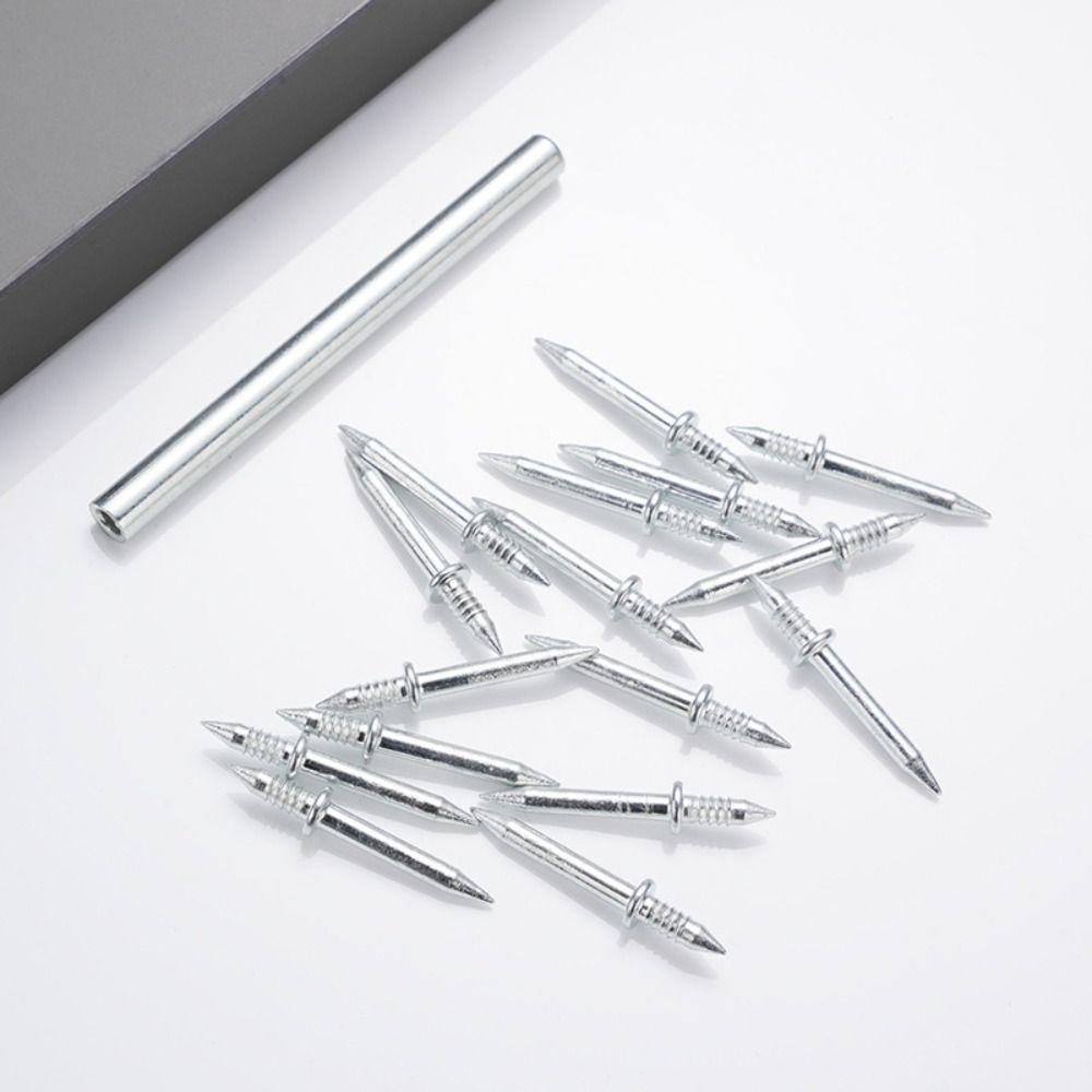 100 ks Neviditelný bezpečnostní šroub Soklová lišta Závit Bezešvý hřebík Soklové lišty z masivního dřeva