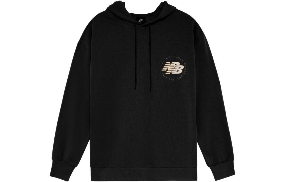 New Balance Sweatshirts Men s Black Hooded Moderate Other AMT23348-BK M