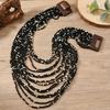 Multilayer Necklace With Acrylic Beads For Women Winter