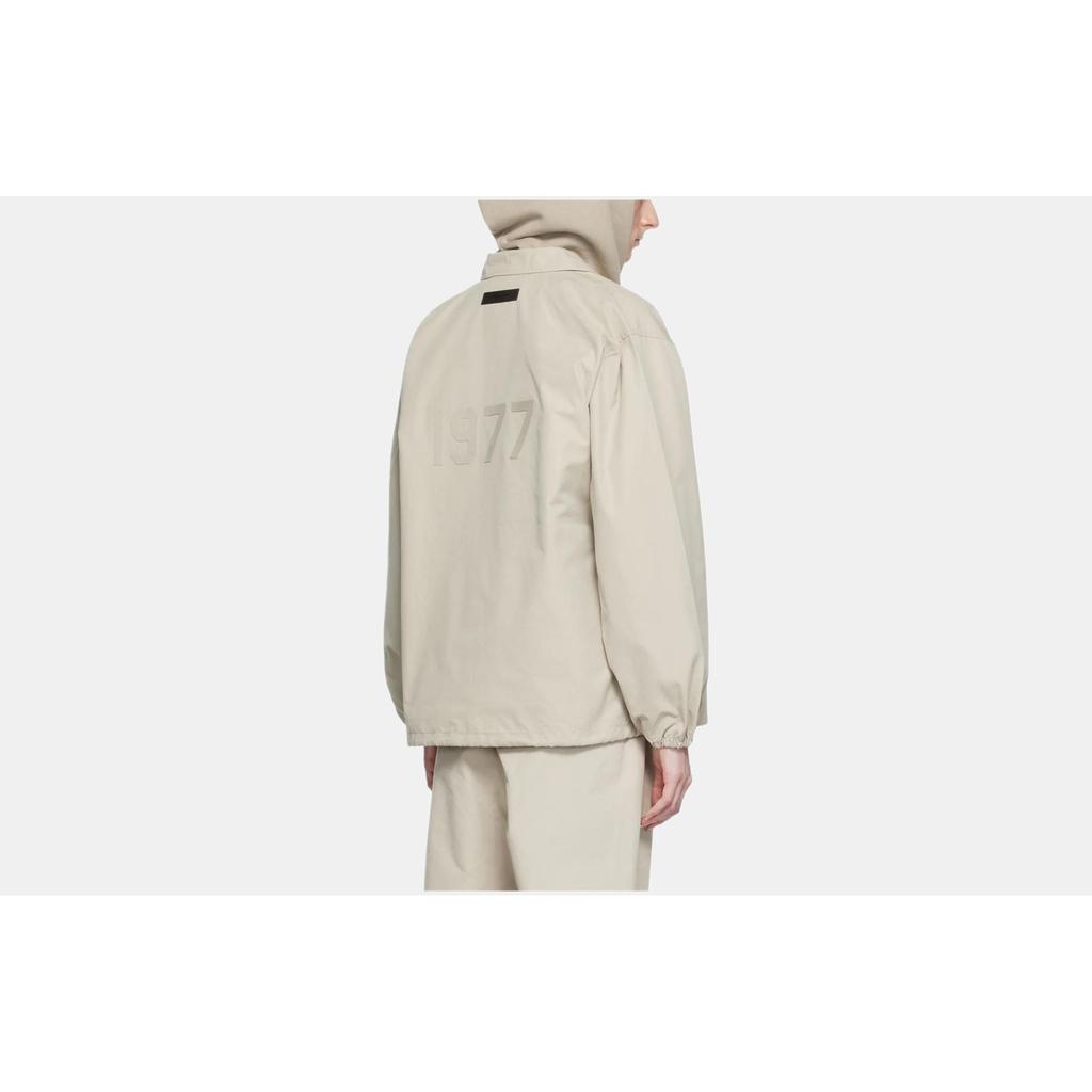Fear of God Essentials FW22 Gray Drawstring Jacket Women Jacket Smoke FOG-FW22-061