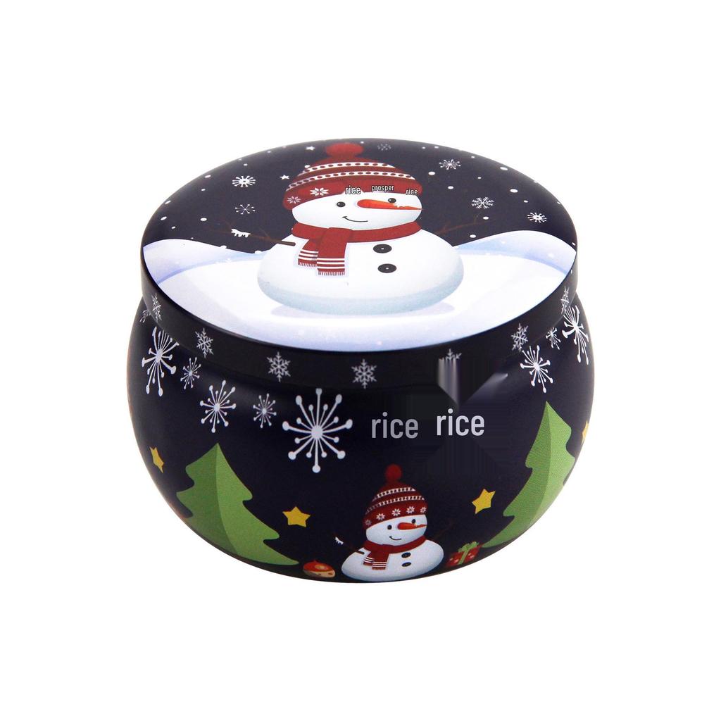 2.2 Oz Tea Pear Paste Candy Tin Gift Box with Candle Can Storage