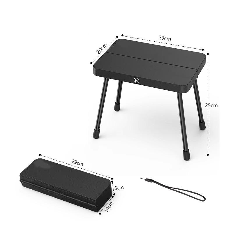 Ultra-light Aluminum Alloy Portable Storage Outdoor Camping Pony Folding Chair Portable Folding Fishing Stool Pony Stool