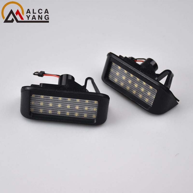 White LED Rear License Plate Light for Peugeot Expert Partner Traveller Rifter Ranch Citroen Berlingo Dispatch Jumpy Spacetourer