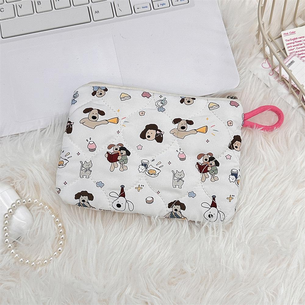 

Милая мультяшная маленькая дорожная косметичка для губной помады, наушников, карт, портативная сумка для хранения, кошелек, женские мини-косметички, кошелек, сумочка 11x16 cm
