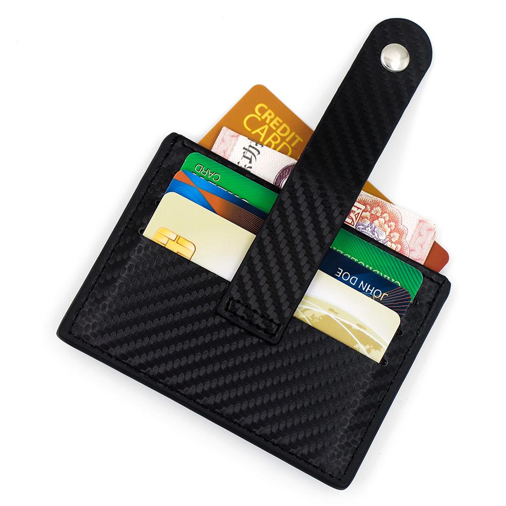 1PC Thin Card Bag Fashionable Business Multi-card Position Neutral Card Clip Pu Change Bag Fashionable Card Bag