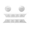 Suitable for Mercedes-Benz GLK Interior Modification C200L GLK300 GLK260 Central Air Conditioning Adjustment Button Sticker