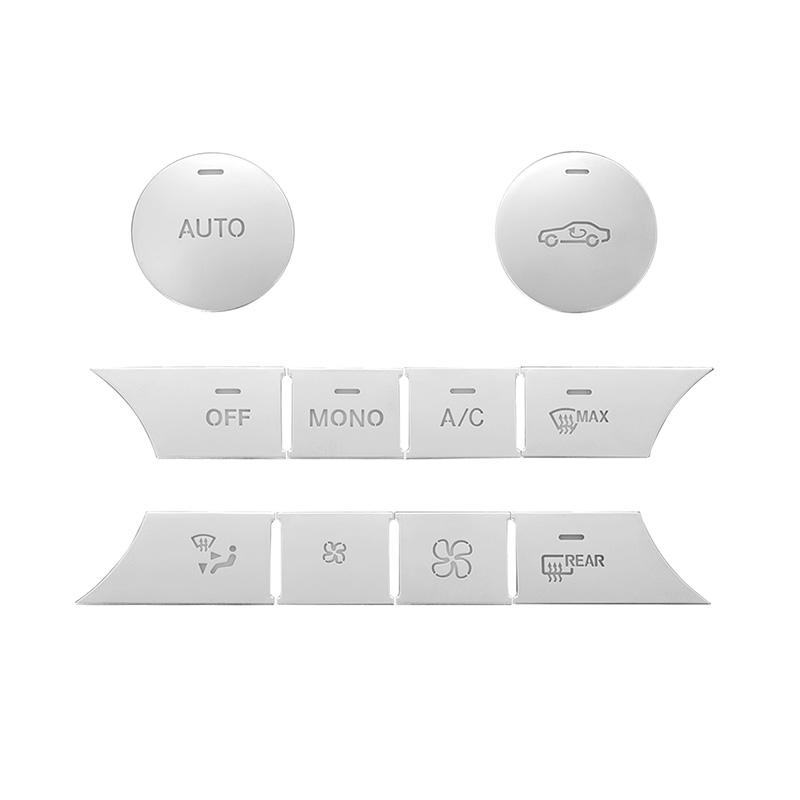 Suitable for Mercedes-Benz GLK Interior Modification C200L GLK300 GLK260 Central Air Conditioning Adjustment Button Sticker