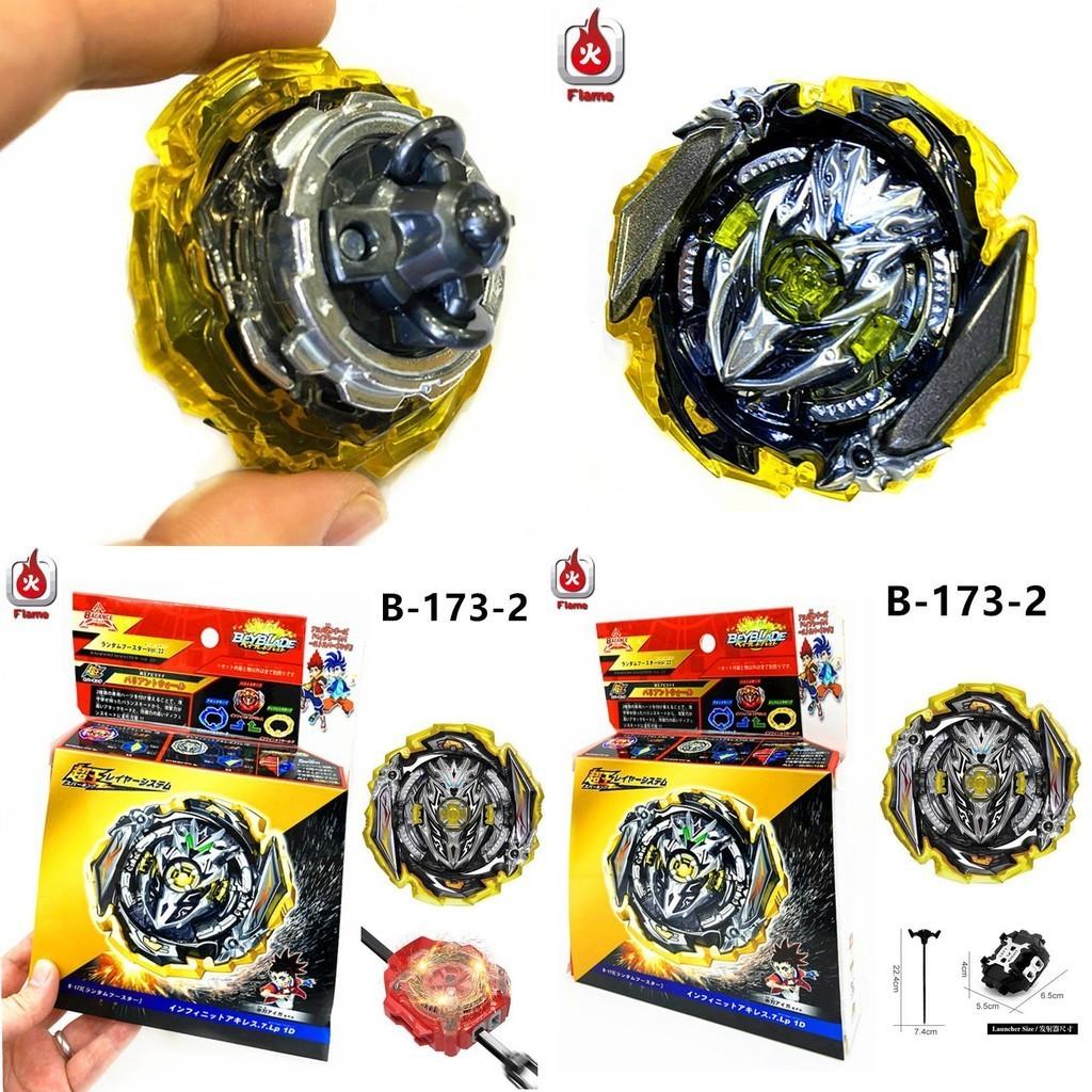 Beyblade Burst Superking B-173-02 Infinite Achilles 7 Loop 1d Shield With Launcher