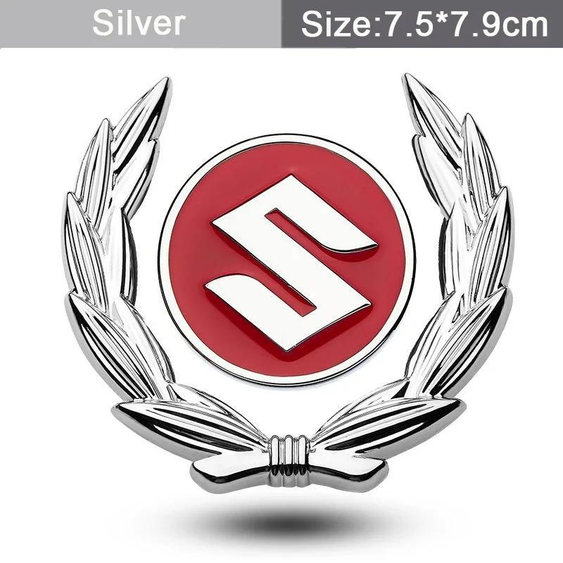 3D Sticker for Suzuki SX4 S Cross Swift Grand Vitara Jimny Samurai XL Alto Liana Ignis Emblem Car Side Rear Badge Decoration