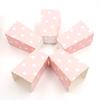 12 stücke Rosa Streifen Welle Dot Papier Popcorn Boxen Tasche Geburtstag Party Dekoration Weihnachten Baby Shower Party Supplies