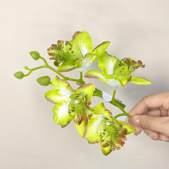 Damen Haarspange Lebendige Farbe 3D Blumendekor Pony Haarspange Bunte Haarnadel