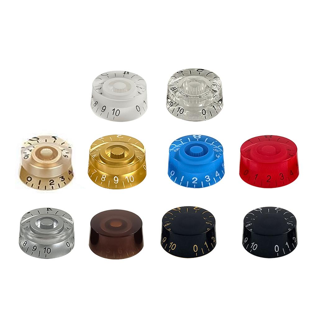 Guitar Potentiometer Knobs Guitar Turner Knobs Replacements Bass Effect Button Control Knobs Turning Knobs Bass Knobs