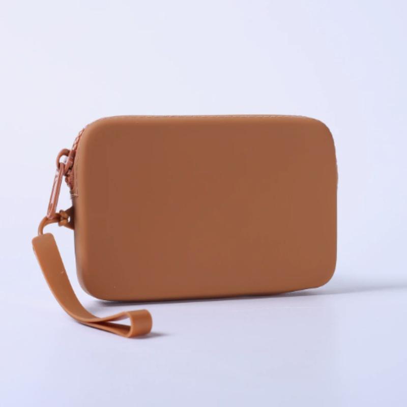 Silicone Storage Bag Waterproof Dustproof Cosmetic Bag Hanging Phone Bag Sunglasses Protective Cover