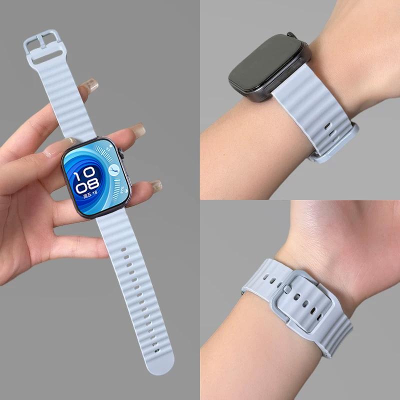 Sprot Silicone Bracelet For Huawei Watch Fit 4 pro 4 Strap Accessories wristband Replacement belt Correa Huawei watch fit 3 Band