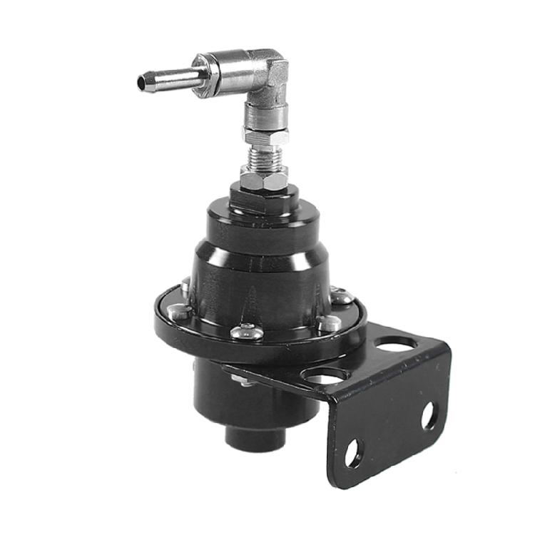 Aluminum Universal Adjustable Fuel Pressure Regulator Gauge Fitting Kit for Car