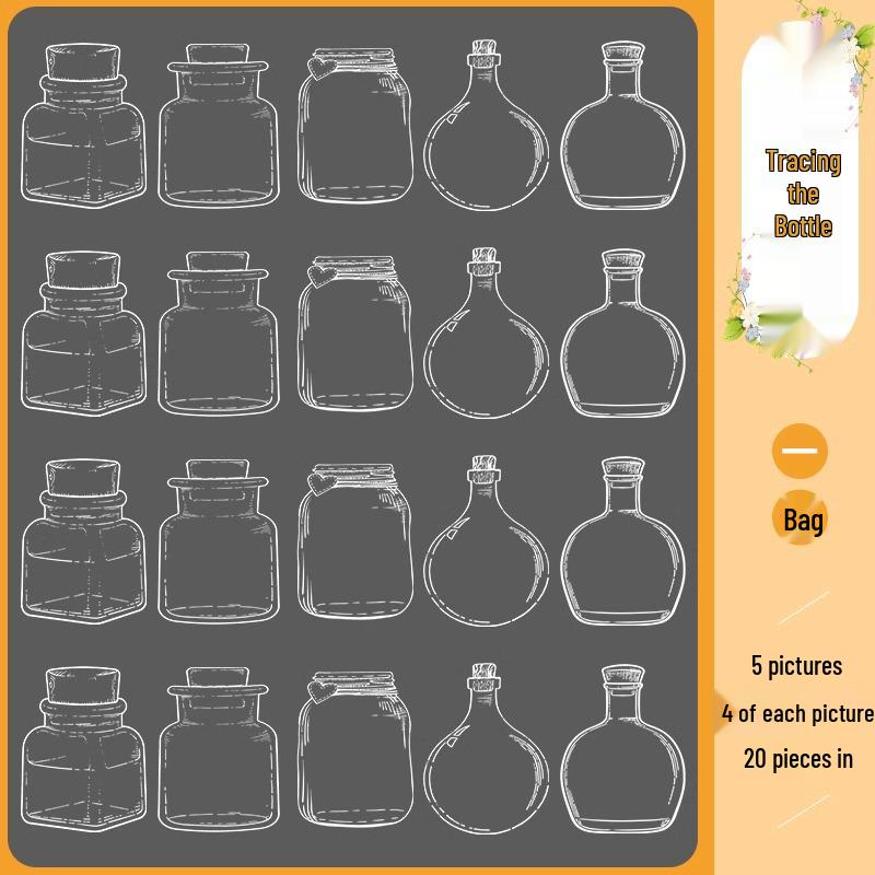 Handmade Transparent Dried Flower Bookmark Kit - Spring Collection for Students