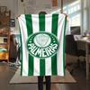 1Pc Palmeiras Print Flannel Blanket High Quality Warm Comfortable Cover for All Seasons Perfect for Gifts Home Decor