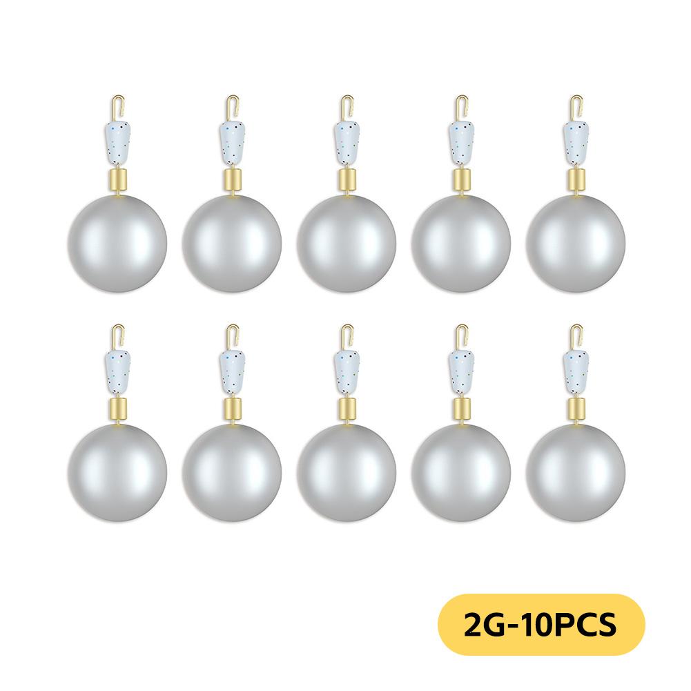 

10Pcs 2g-20g Fishing Lead Sinkers Concave Bottom Tapering Style Fishing Weight Lead Anti Hanging Bottom Lead Weights