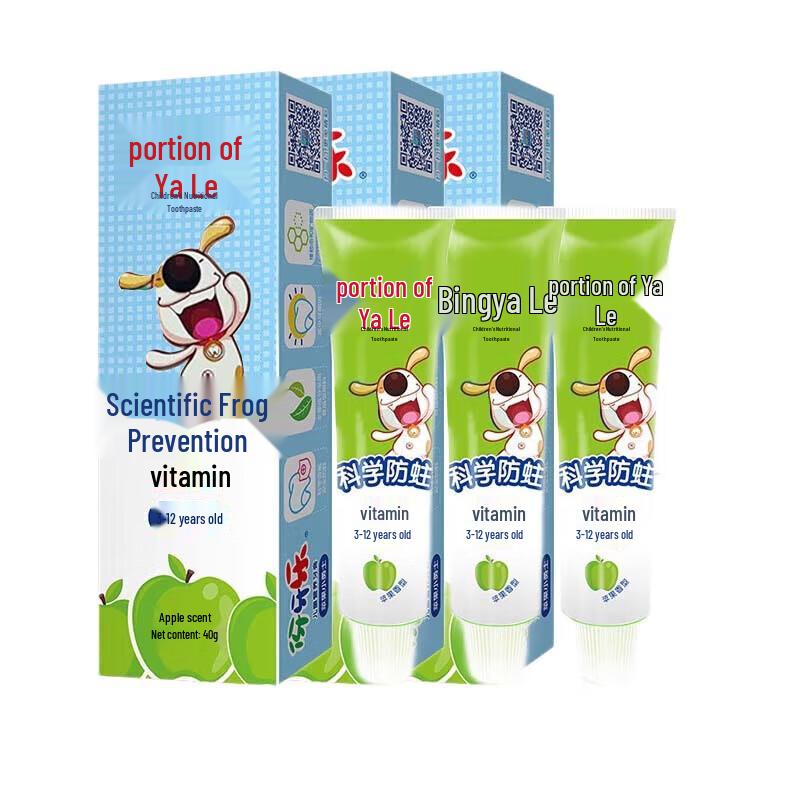 

Yayale Kids Apple Flavor Toothpaste for Milk Teeth