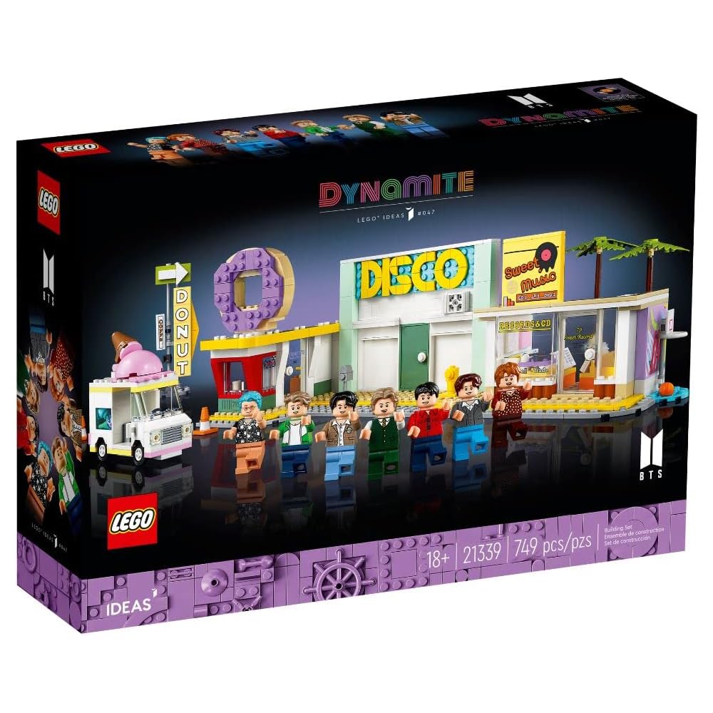 LEGO Ideas BTS Dynamite Building Blocks Toy Gift for Men Women Home Decor 21339