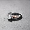 Shining main stone with wing ring, suitable for Valentine's Day, Angel's Day, dreamy and romantic, holiday warm gifts