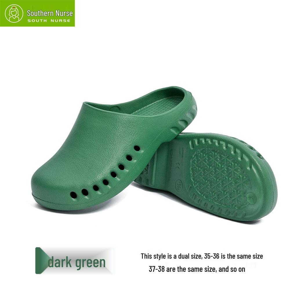 Non-Slip Closed Toe Surgical Slippers: Lab & Operating Room Protective Footwear for Nurses