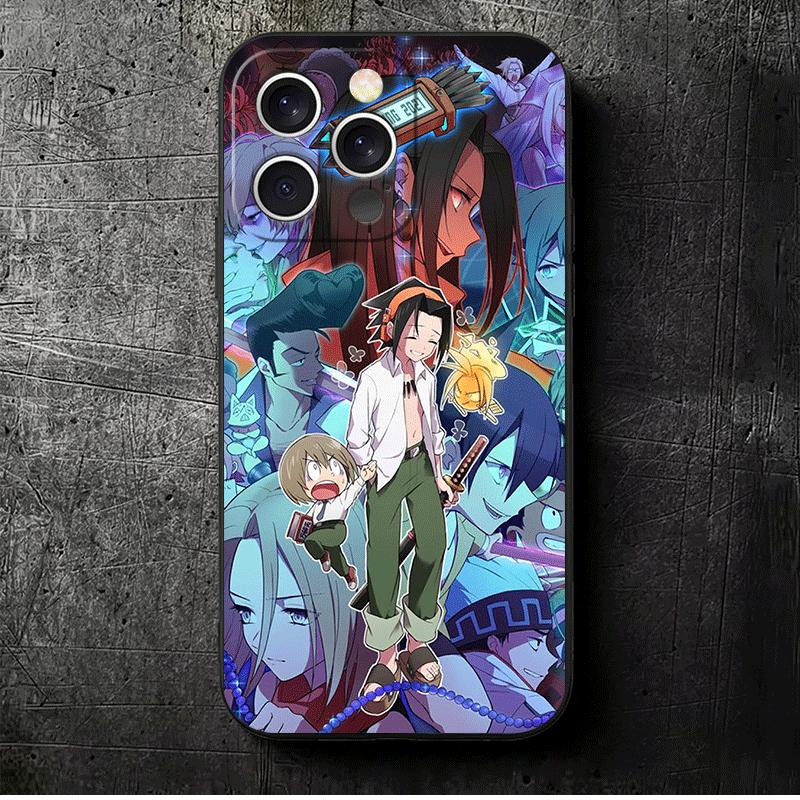 

Anime Shaman King Soft Phone Case for iPhone 16 16E 17 Air 15 Pro Max 14 Plus 13 Mini 11 12 7 Black Cover Back Shell iPhone 15 Pro