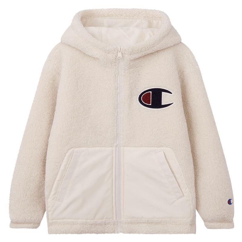 Champion Kids  Anti-Static Faux Shearling Hooded Jacket L