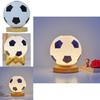 Soccer Led Night Light With Button Switch For Bedroom Decorations