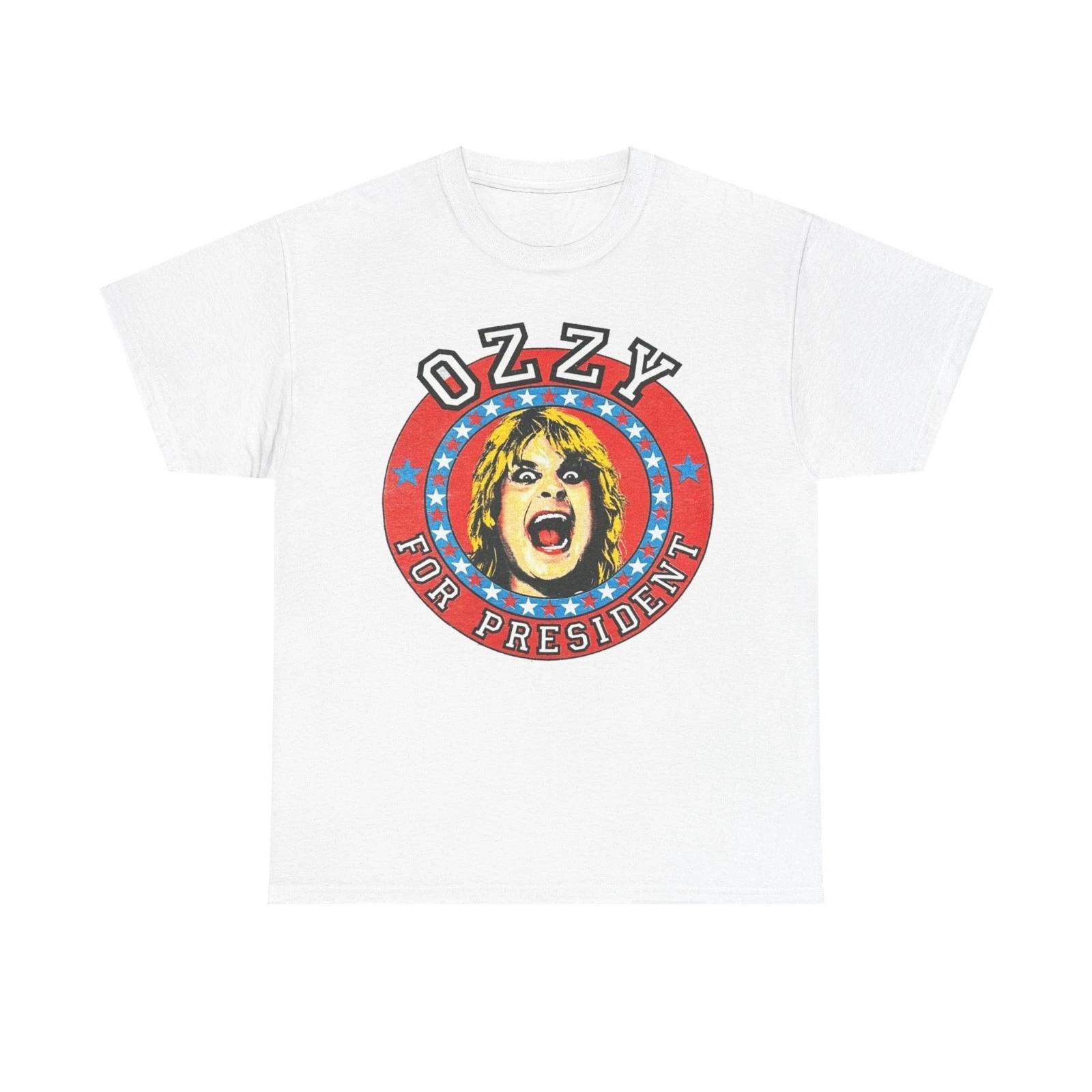 Ozzy For President . Vintage Style T-Shirt. Ozzy Osbourne. Black Sabbath. S