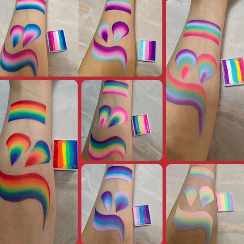 8 Stück Künstler-Pinsel Körperbemalungs-Pinsel Nylonhaar Malpinsel Gesichtsfarbe Pinsel Zeichenbedarf