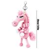 Plush Keychains Fashion 2026 Year Of The Horse Plush Keyring Horse Keyring Backpack Pendant for Men Women Boys Girls Youth Teens