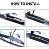 Car Front Wiper Blade For Suzuki APV Carry DN 2003~ 2018    Windscreen Windshield Windows Wipers Car Accessories