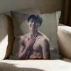 Lee Jjong Suk Actor Model Pillow Case Linen Pillow Covers Cover For Couch Living Room Bench Patio Floor Linen Home Decor