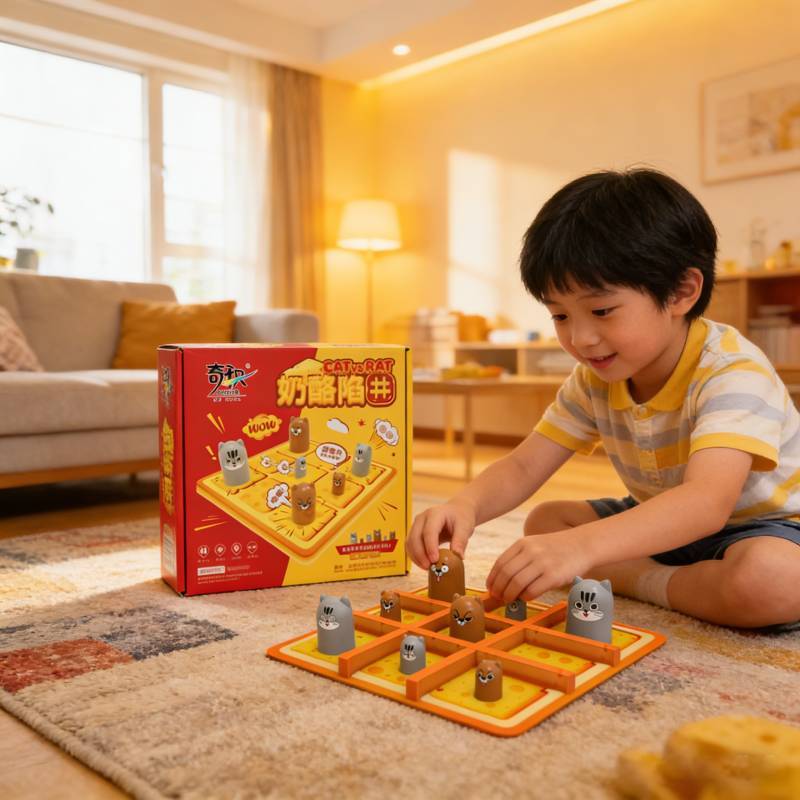 Cheese Trap Kids Board Game With Abs Material For Brain Development And Parent Child Interaction