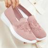 2024 de primăvară pantofi de pânză noi pantofi brodați pentru mama, gură adâncă, pantofi de damă cu un pas
