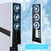 Upgraded Cooling Fan with LED Light,2 Gear Speed Adjustable Quiet and Efficient Cooling System for Slim
