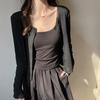 Modal knit sun-protective cardigan jacket for women, summer thin air-conditioned shirt, solid color high-end high-end long-sleeve versatile top