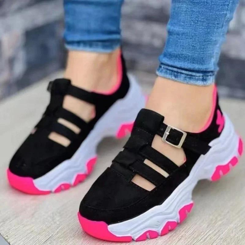 

Fashion New Thick-soled Shoes Comfortable Women Sandals Fashion Womens Shoes Versatile Hollow Casual Sandals Summer Zapatos Para Mujeres 43