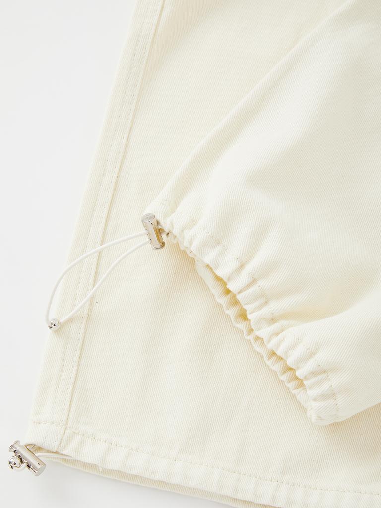 IKALOOK Spring/Autumn Loose Fit Elastic String Cargo Pants Dpt122