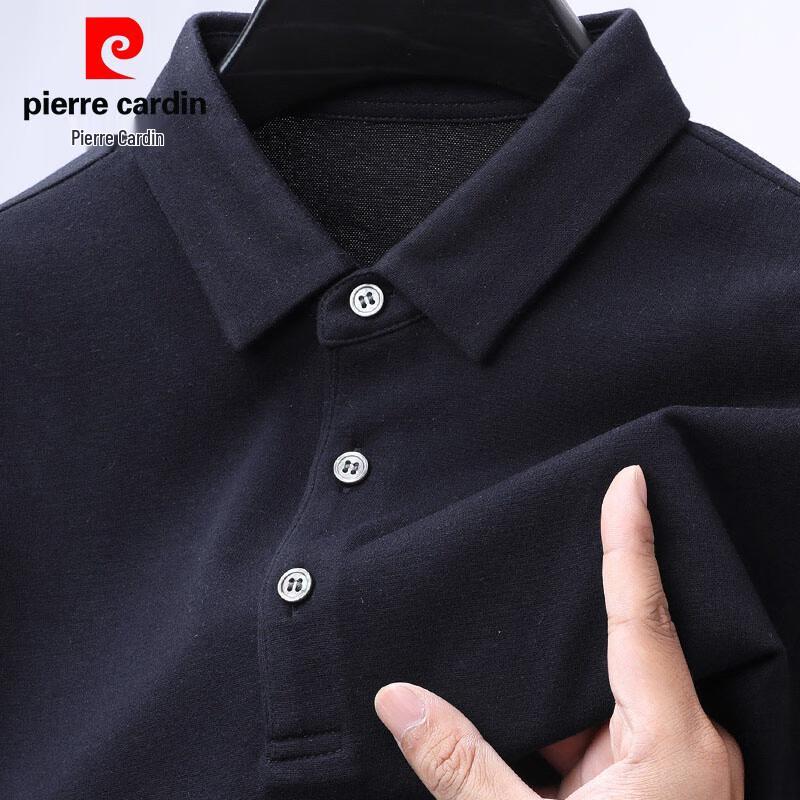 

Pierre Cardin Men s Long-Sleeve Cashmere Silk Blend Polo Shirt 48/M