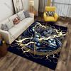 Powerful god wielding lightning carpet Yoga living room room decor children's crawling mat doormat area rug games mat