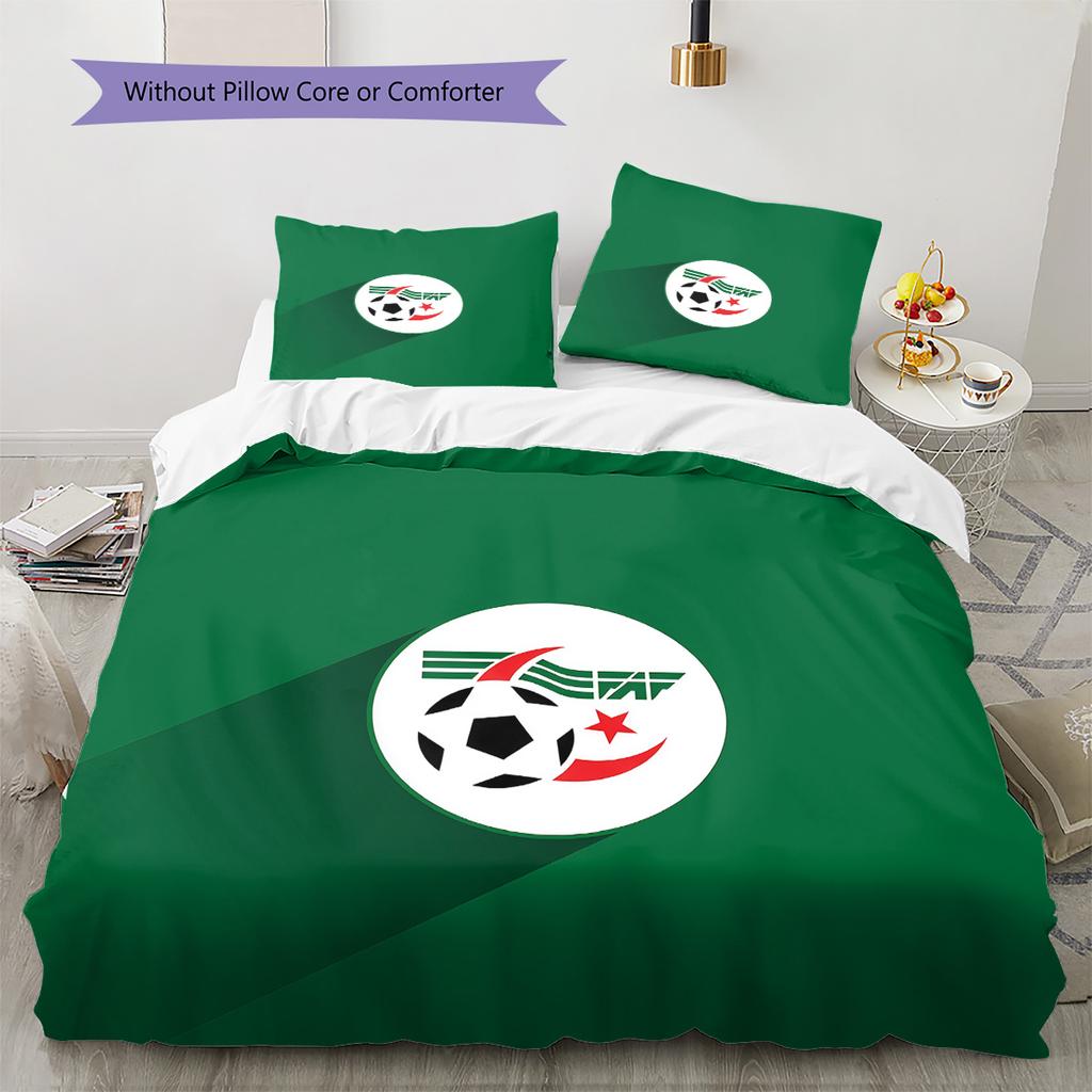 Les Fennecs Pattern Bedding Quilt Set  Home Decoration  Gift (1 * duvet cover + 2 * pillowcase  without core)