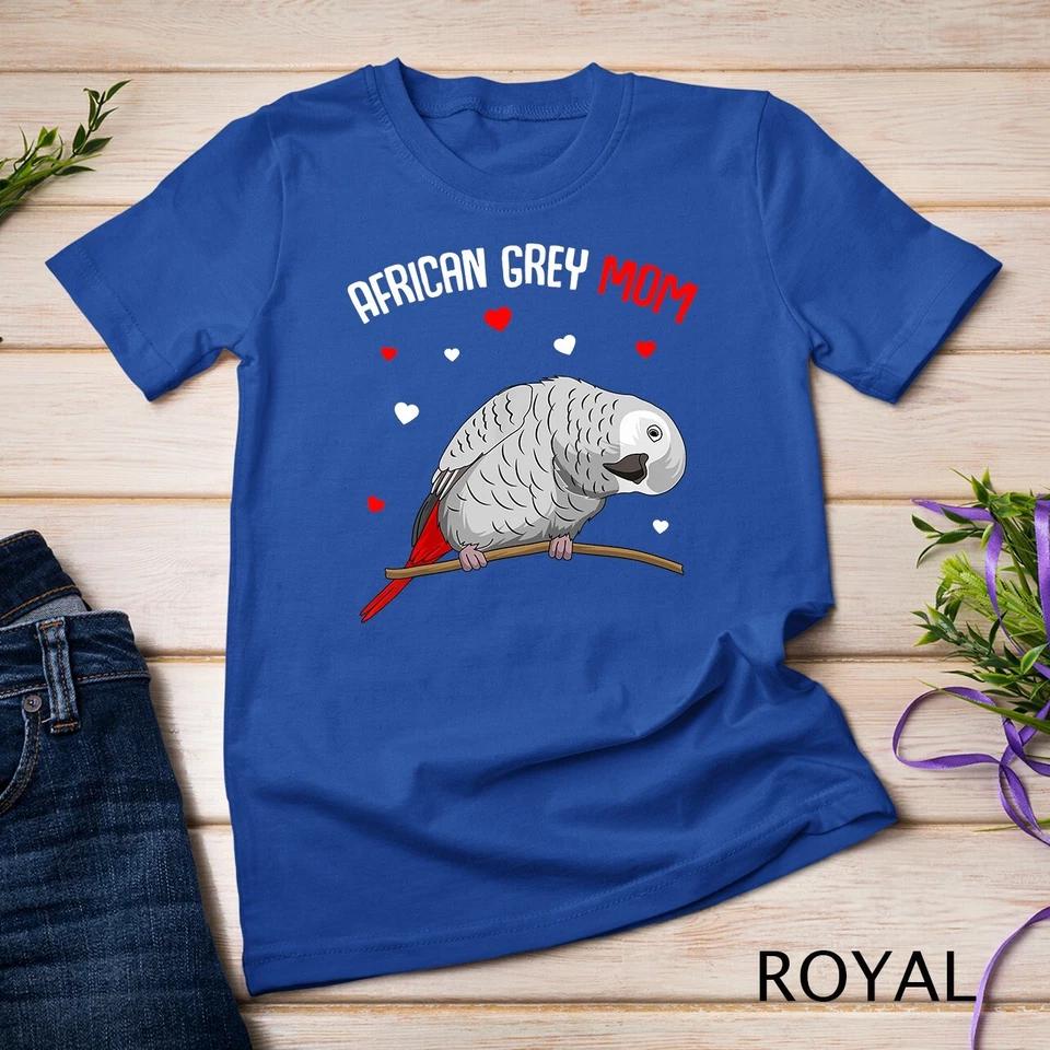 African Grey Parrot Mom Love funny Women T-Shirt Unisex T-shirt 8 2XL